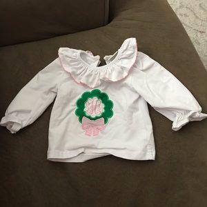 Monogram Christmas top